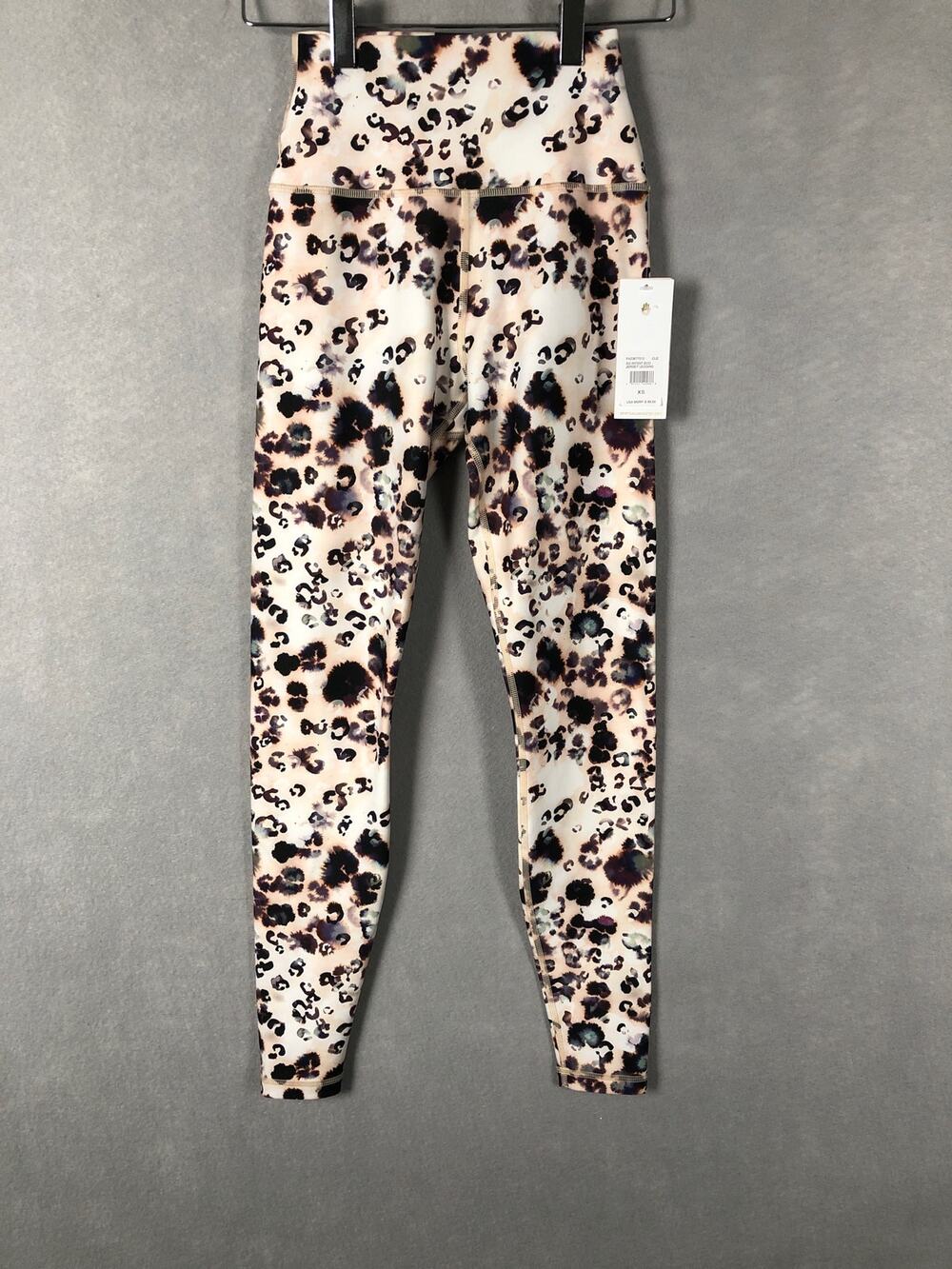 Spiritual Gangster Intent Eco Jersey Leggings City Leopard Women's Size XS NEW